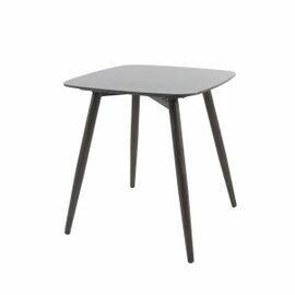 patio table PEDRO wengé | black | 700 mm x 700 mm H 760 mm product photo