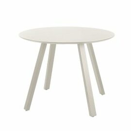 outdoor dining table HALO beige round Ø 1000 mm H 750 mm product photo