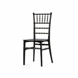 wedding chair Tiffany black stackable product photo