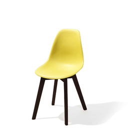 stacking chair Keeve black | yellow product photo