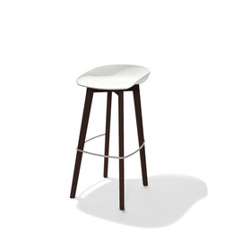 barstool Keeve black | white H 900 mm | stackable product photo