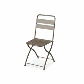 Bistro folding chair BREEZE steel cappuccino-coloured product photo