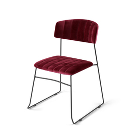 stacking chair Mundo • bordeaux H 790 mm product photo