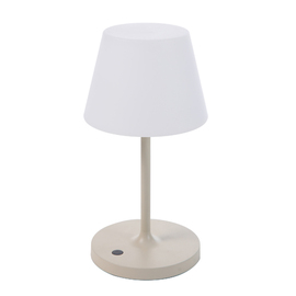 LED outdoor table lamp ALPHA beige Ø 150 mm H 280 mm product photo