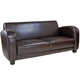 lounge sofa | 3-seater • brown | seat height 430 mm product photo