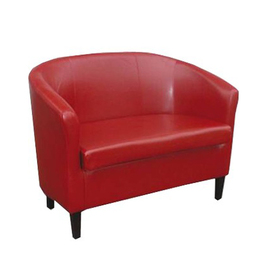 two-seater sofa • red | seat height 470 mm product photo