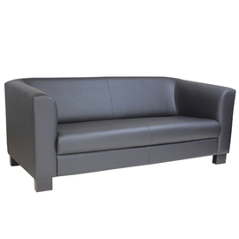 lounge sofa | 3-seater • black | seat height 430 mm product photo