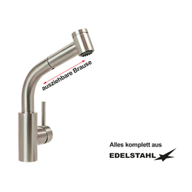 Spültischbatterie lever mixer tap high pressure retractable product photo