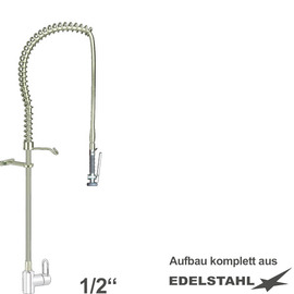 Pre-rinse shower praktic 1/2" one hole lever mixer tap product photo