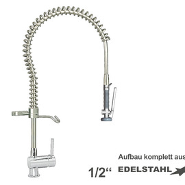 dish rinser spray praktic 1/2" one hole lever mixer tap product photo