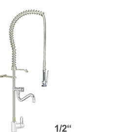 Pre-rinse shower 1/2" one hole lever mixer tap product photo