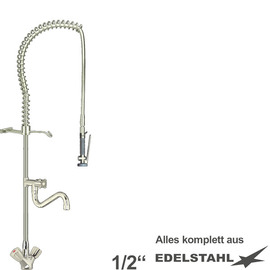 Pre-rinse shower topmix 1/2" one hole two-handle mixer tap product photo