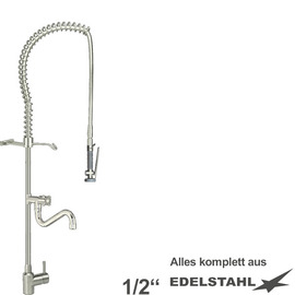 Pre-rinse shower topmax 1/2" one hole lever mixer tap product photo