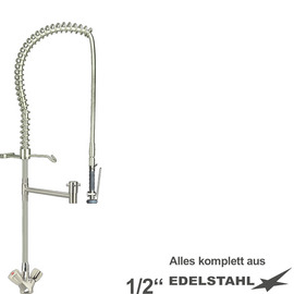 Pre-rinse shower topstar 1/2" one hole two-handle mixer tap product photo