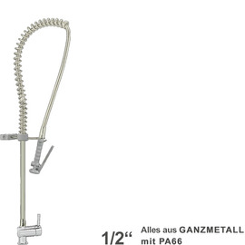 Pre-rinse shower ecotop 1/2" lever mixer tap | grey product photo