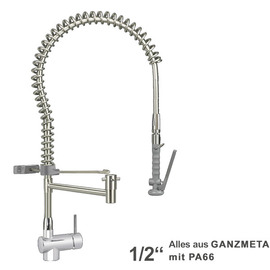 dish rinser spray ecotop 1/2" lever mixer tap | grey product photo