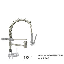 Hand shower ecotop 1/2" lever mixer tap | grey product photo