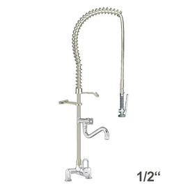 Pre-rinse shower praxitop 1/2" lever mixer tap with spout product photo