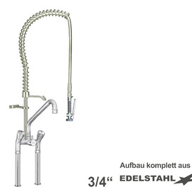 dish rinsert profi 3/4" two-handle mixer tap on a pillar product photo