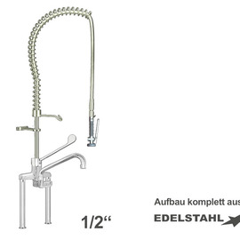 dish rinsert maxum 1/2" lever mixer tap on a pillar product photo