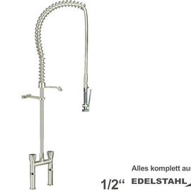 Pre-rinse shower topfeel 1/2" two-handle mixer tap product photo
