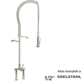 Pre-rinse shower topfree 1/2" lever mixer tap product photo