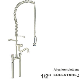 dish rinsert topmix 1/2" two-handle mixer tap on a pillar product photo