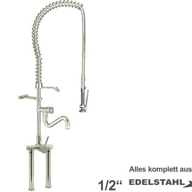 dish rinsert topmax 1/2" lever mixer tap on a pillar product photo