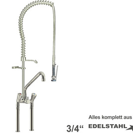 dish rinsert optimo 3/4" two-handle mixer tap on a pillar product photo