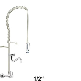 Pre-rinse shower practic 1/2" lever mixer tap product photo