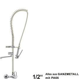 Pre-rinse shower ecotop 1/2" lever mixer tap | grey product photo