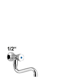 wall valve profi 1/2" with S-outlet below | outreach 170 mm product photo