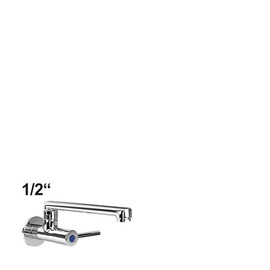 wall valve silver 1/2" Swivel spout above A 200 mm product photo