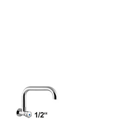 wall valve profi 1/2" with swivel spout | outreach 250 mm product photo