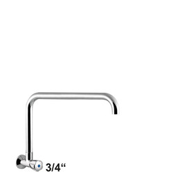 wall valve profi 3/4" with C-spout straight | outreach 400 mm product photo