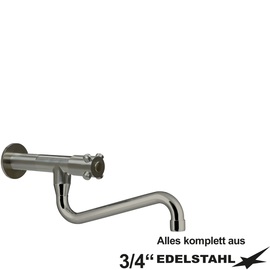 wall valve clasix 3/4" S-outlet below wall extension L 80 mm A 250 mm product photo
