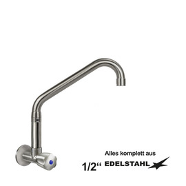 wall valve clarix 1/2" raised C-spout slanted A 250 mm product photo