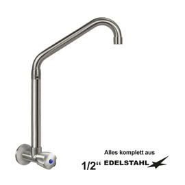 wall valve clarix 1/2" high C-spout slanted A 250 mm product photo