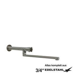 wall valve clasix 3/4" straight spout wall extension L 210 mm A 300 mm product photo