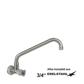 wall valve clasix 3/4" C-spout angled A 300 mm product photo