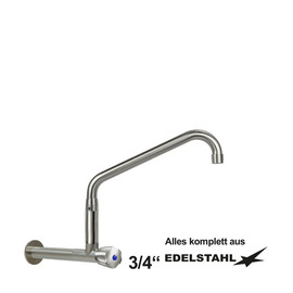 wall valve clarix high C-spout slanted wall extension L 210 mm A 300 mm product photo