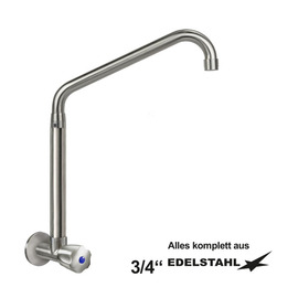 wall valve clarix high C-spout slanted A 300 mm product photo