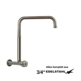 wall valve clarix high C-spout straight wall extension L 80 mm A 300 mm product photo