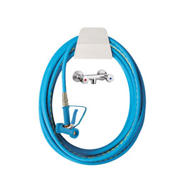 cleaning set Cleaning shower with hot water bar | Hose holder | Wall-mounted mixer drinking water hose 1/2" 15 m product photo