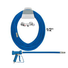 cleaning set with lance | hose | wall bracket cleaning hose 1/2" 15 m wall-mounted product photo