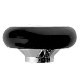 Shower head 1/2" IG with seal, black product photo