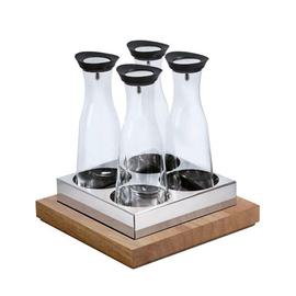 carafe holder NATURE with four carafes product photo