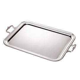 tray CLASSICA silver plated with handles L 620 mm W 480 mm product photo