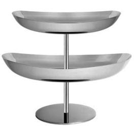 Seafood stand ESSENZA | 2 shelves Ø 270 mm Ø 320 mm H 300 mm product photo