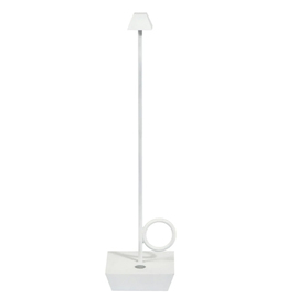 rechargeable table lamp BUGIA white H 320 mm product photo